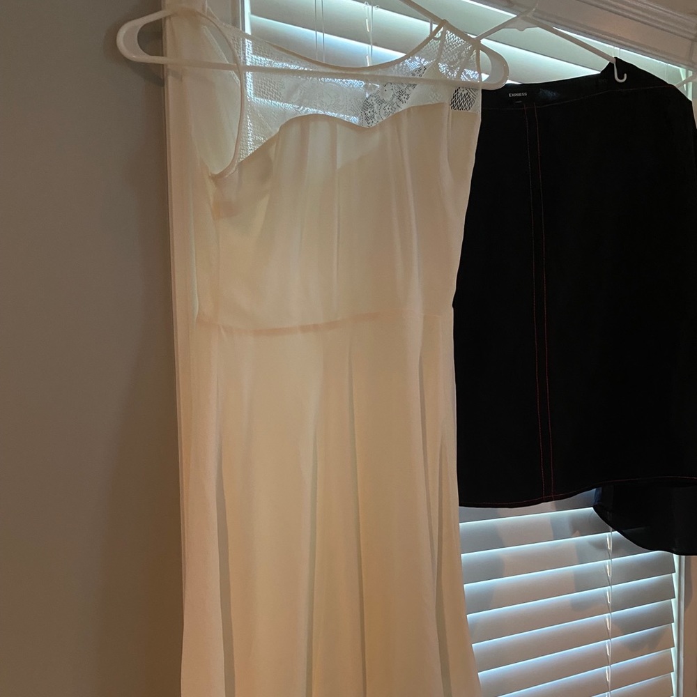 Express white formal dress